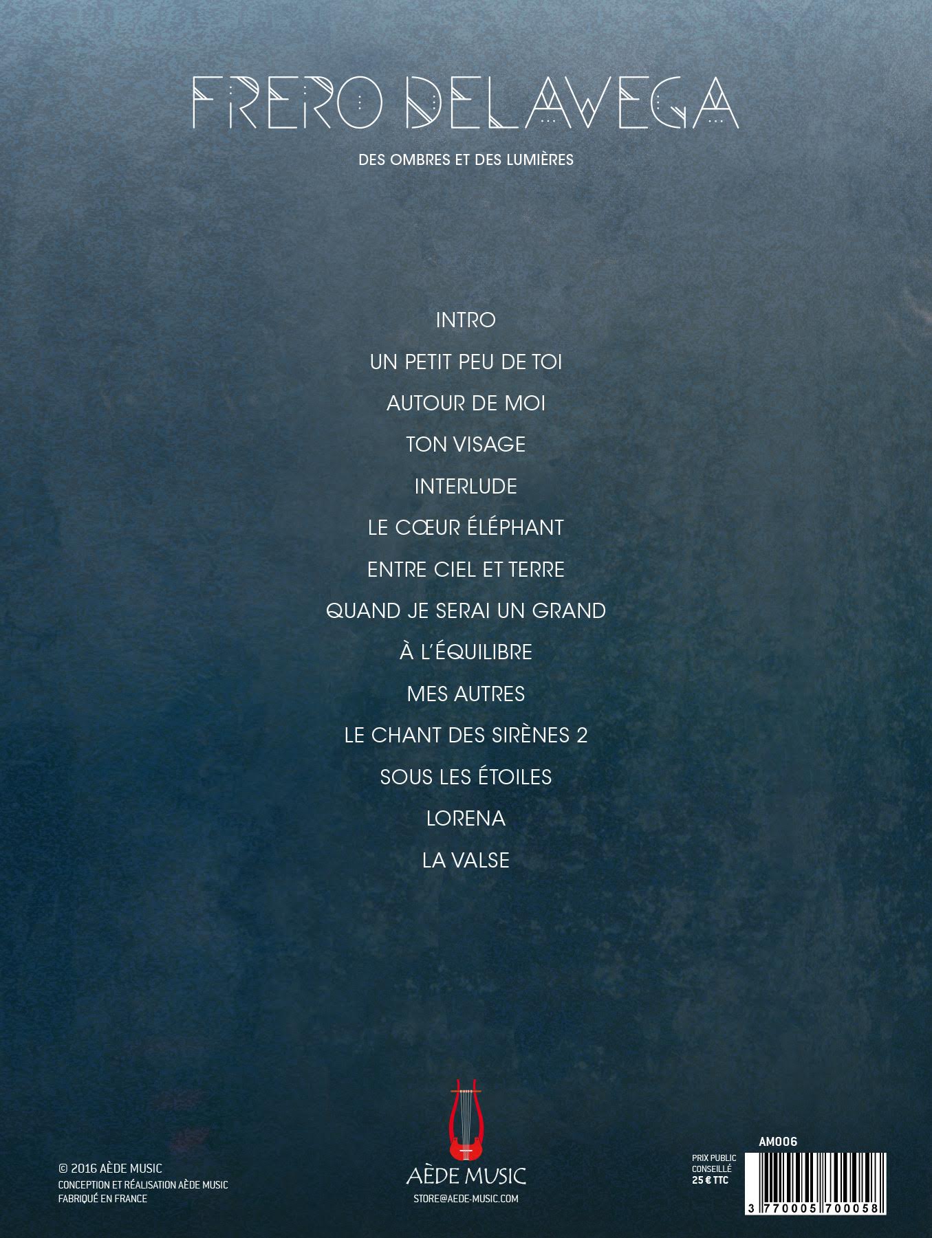 Fréro Delavega Des Ombres Et Des Lumières Des Ombres et Des Lumières - Fréro Delavega - laflutedepan.com